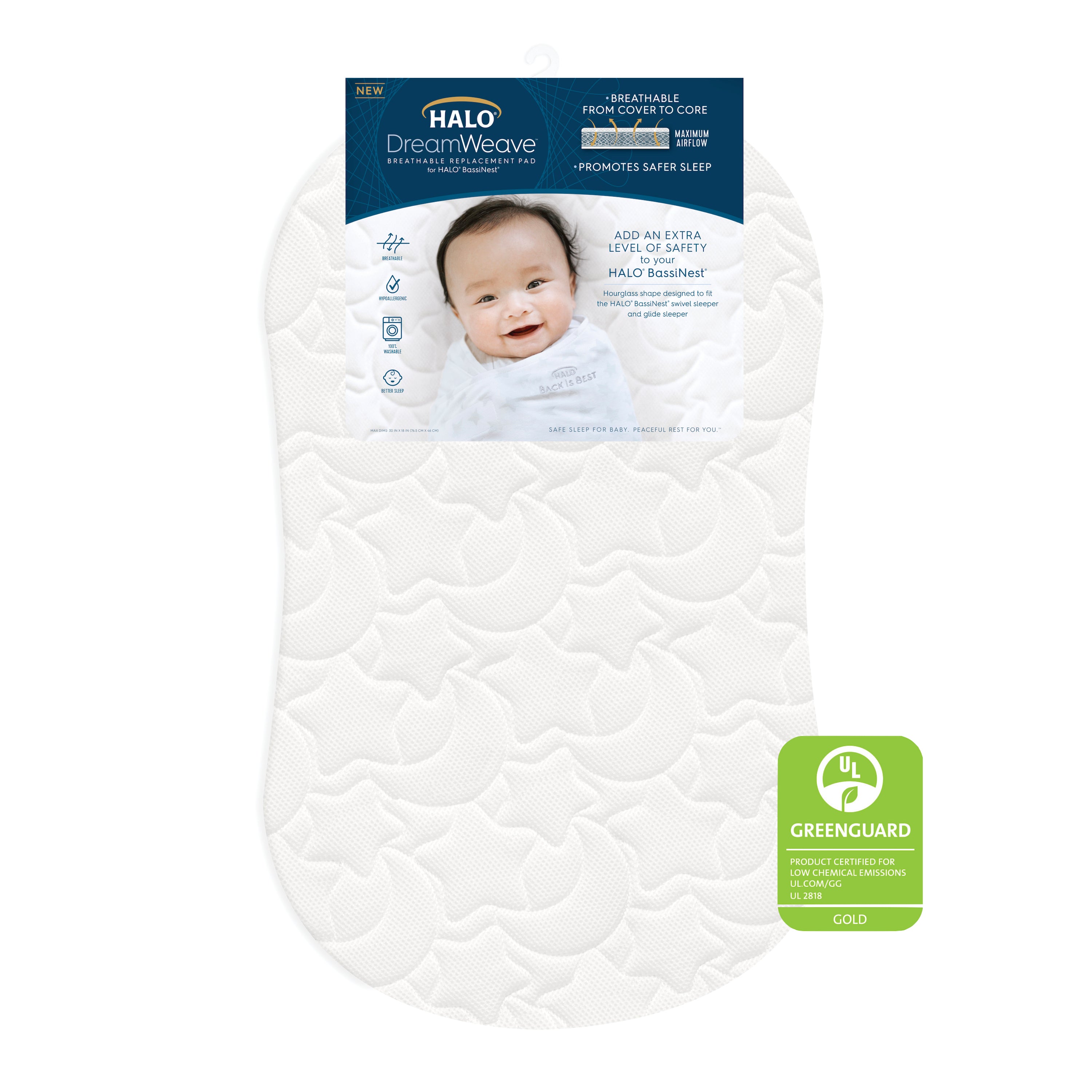 Halo BassiNest Breathable Mattress