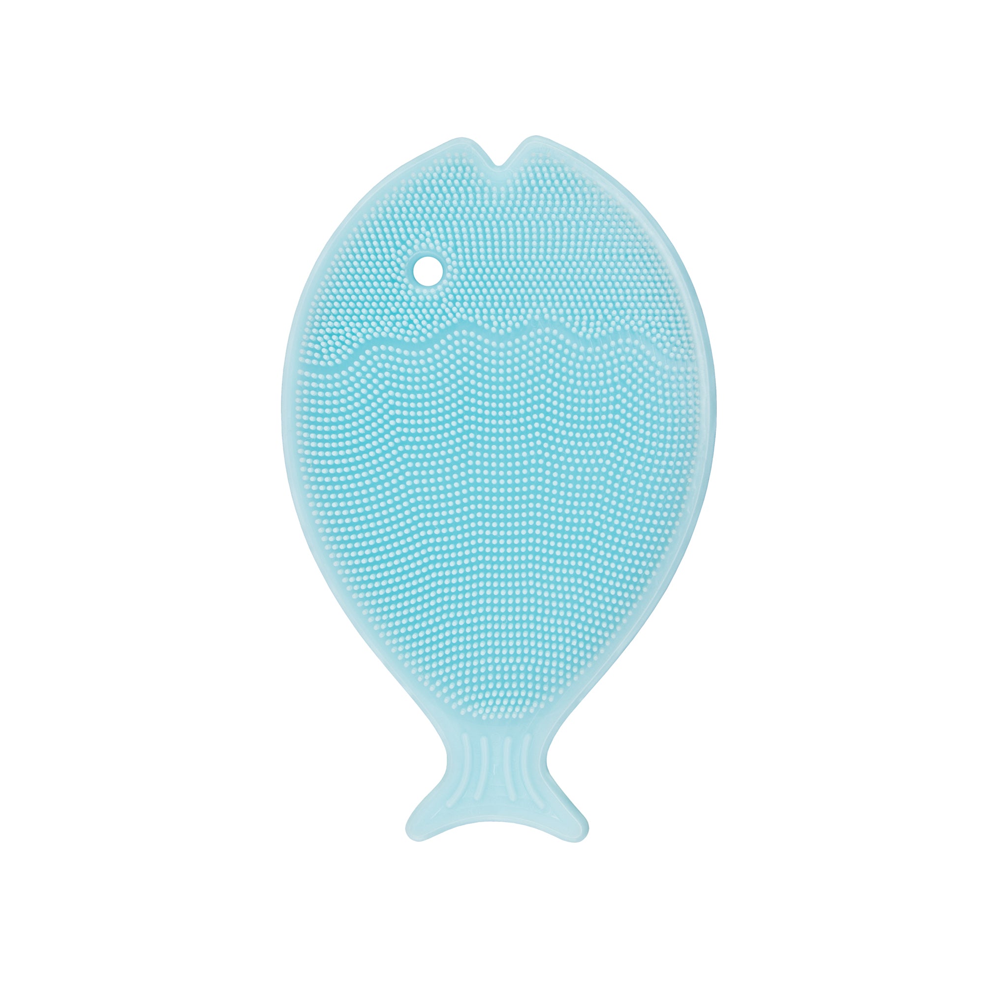 Innobaby Bathin' Smart Silicone Mini Fish Scrub with Suction Cup for cradle  cap