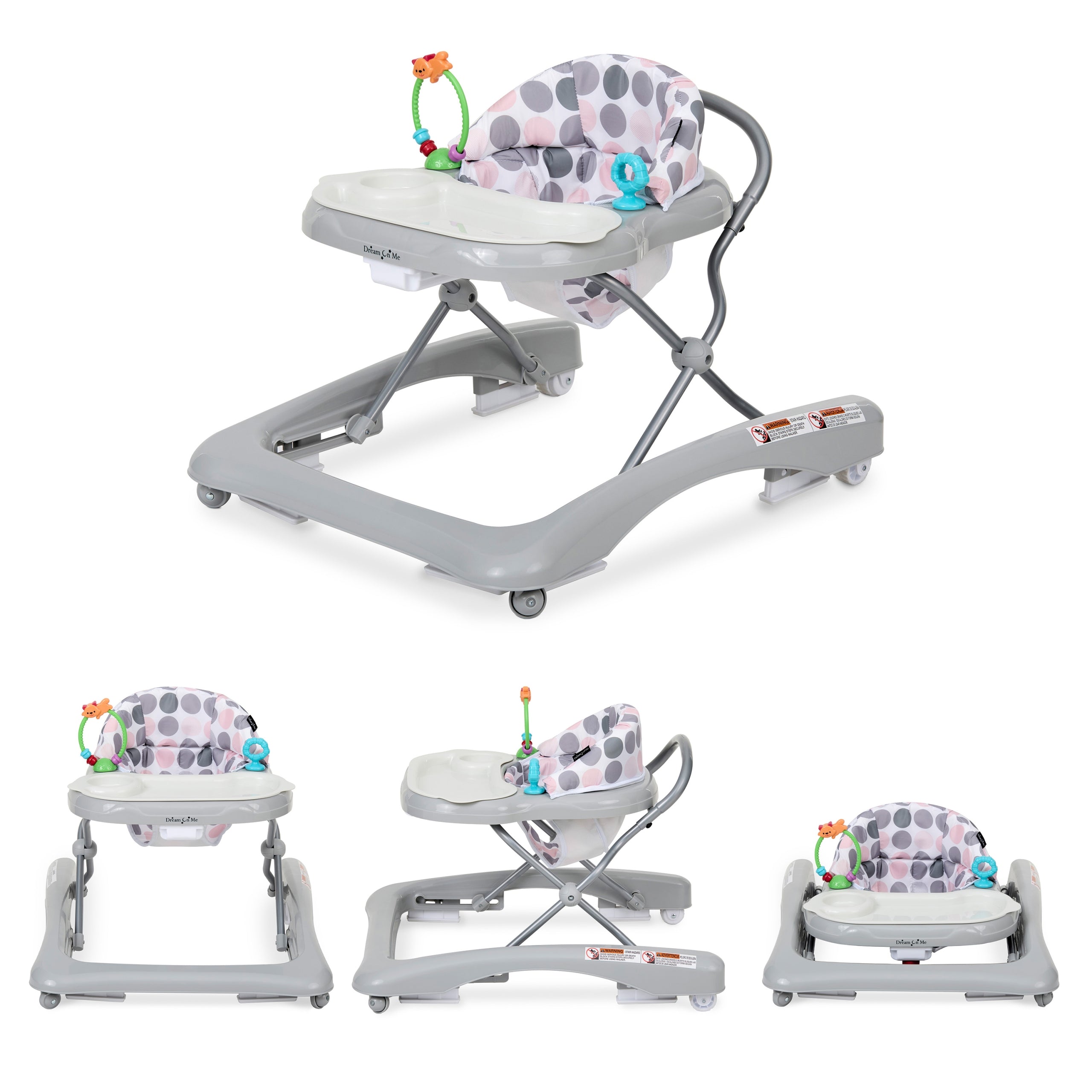 Dream On Me Mia Foldable Baby Walker