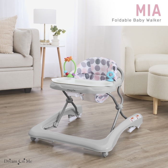 Dream On Me Mia Foldable Baby Walker