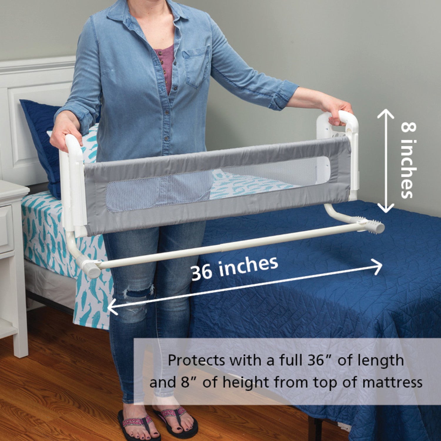 Safety 1ˢᵗ Top of Mattress Bed Rail