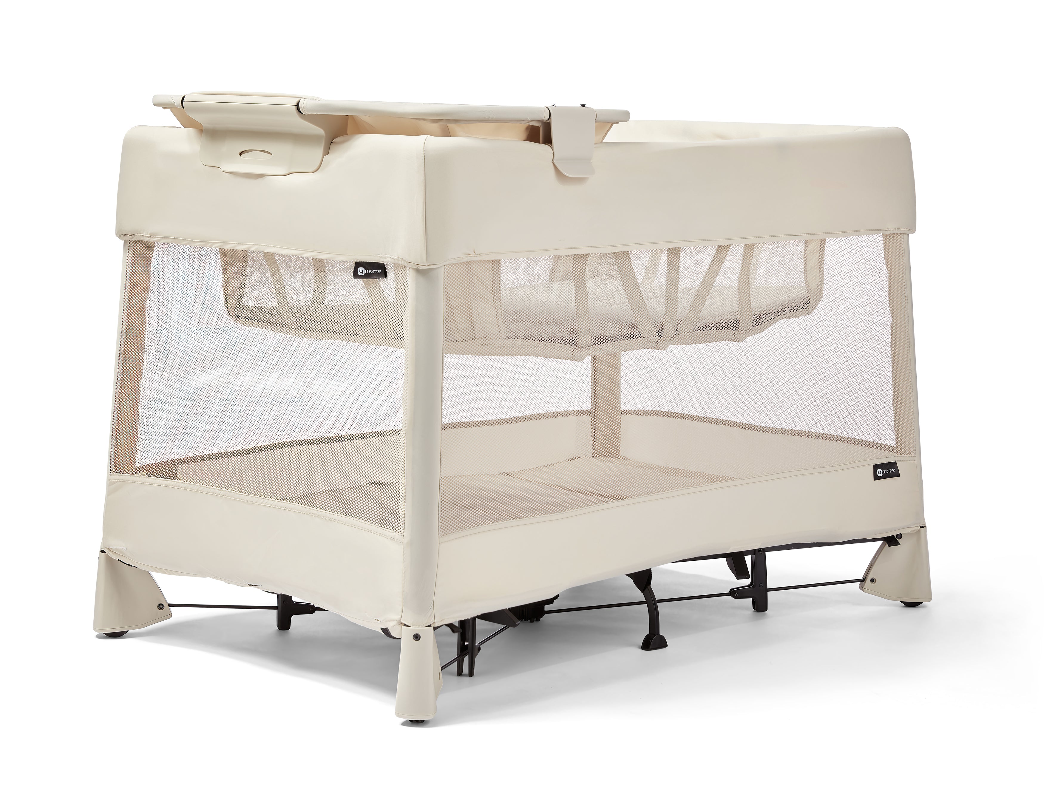 4moms Breeze Plus Playard with Bassinet and Baby Changing Station