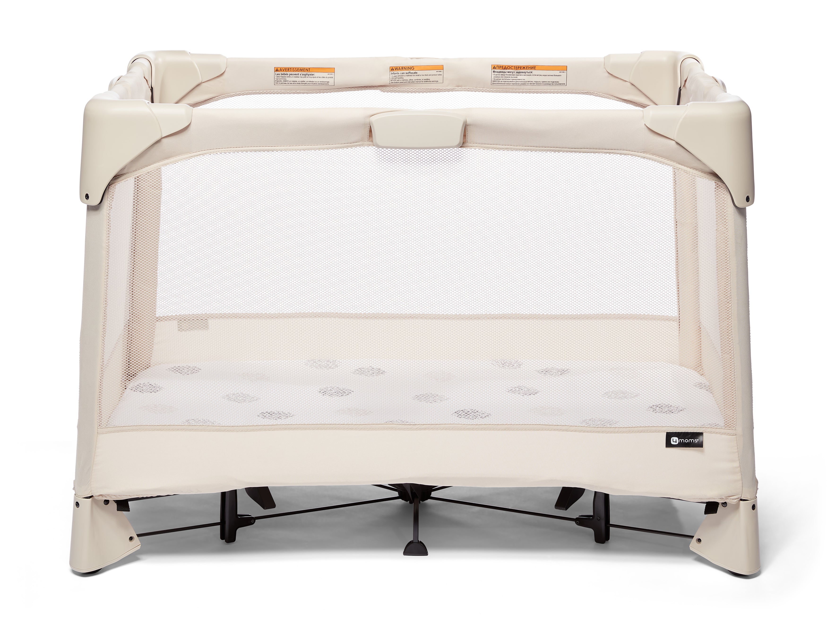 4moms Breeze Plus Playard with Bassinet and Baby Changing Station