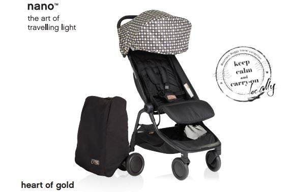 Mountain Buggy Nano V3 Stroller + All Weather Cover Bundle