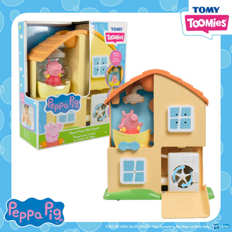 Toomies Peppa’s House Bath Playset