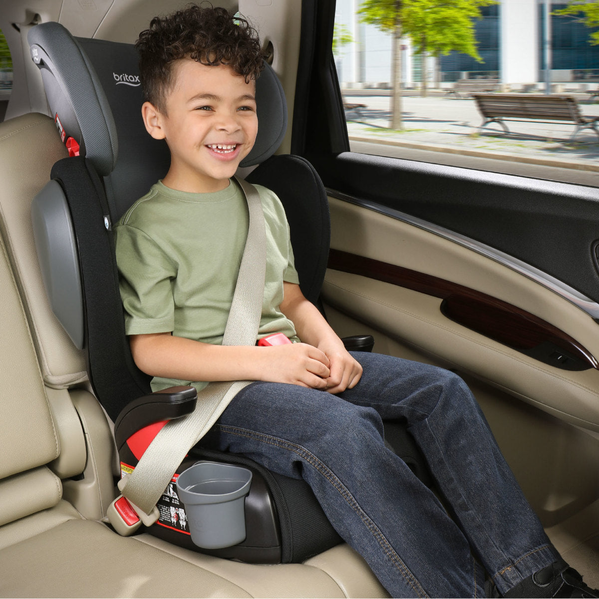 Booster seat belt position best sale