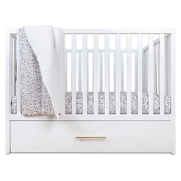 Baby crib 2025 with trundle bed