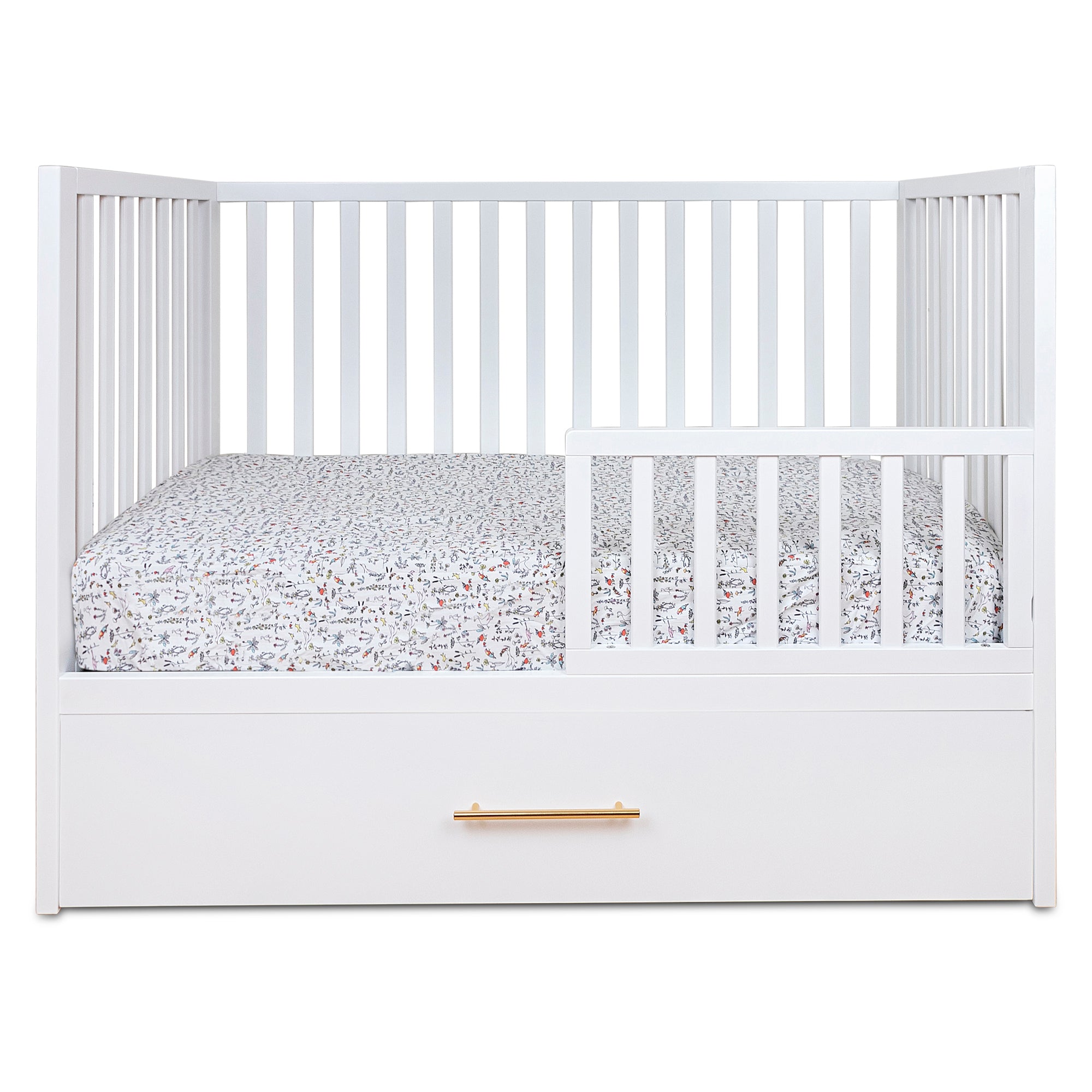 HushCrib 3 in1 Convertible Crib With Trundle