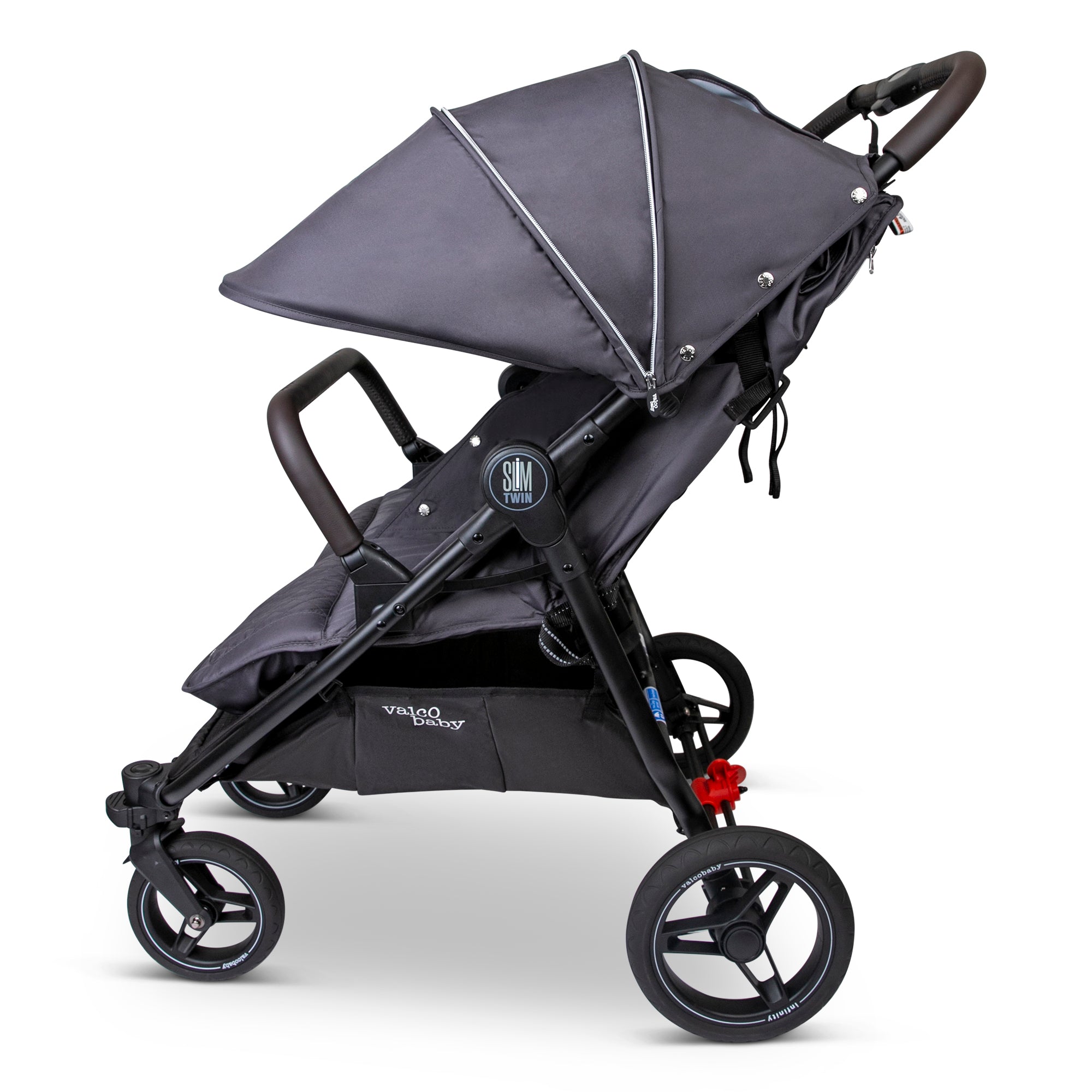 Valco Baby Slim Twin Double Stroller With Bumper Bar - Sport Edition