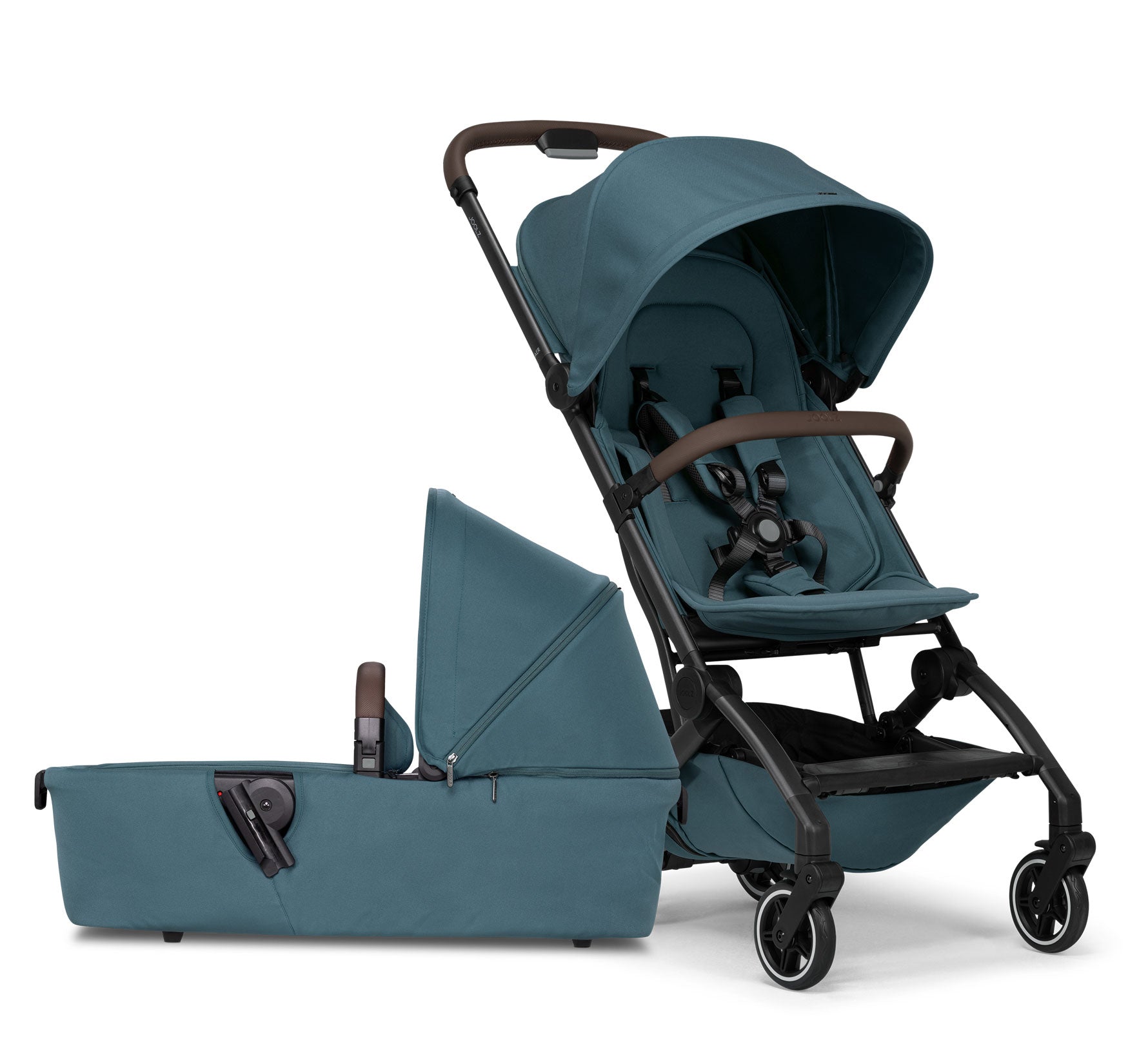 Joolz Aer+ Classic Lightweight Compact Travel Stroller With Bassinet Bundle