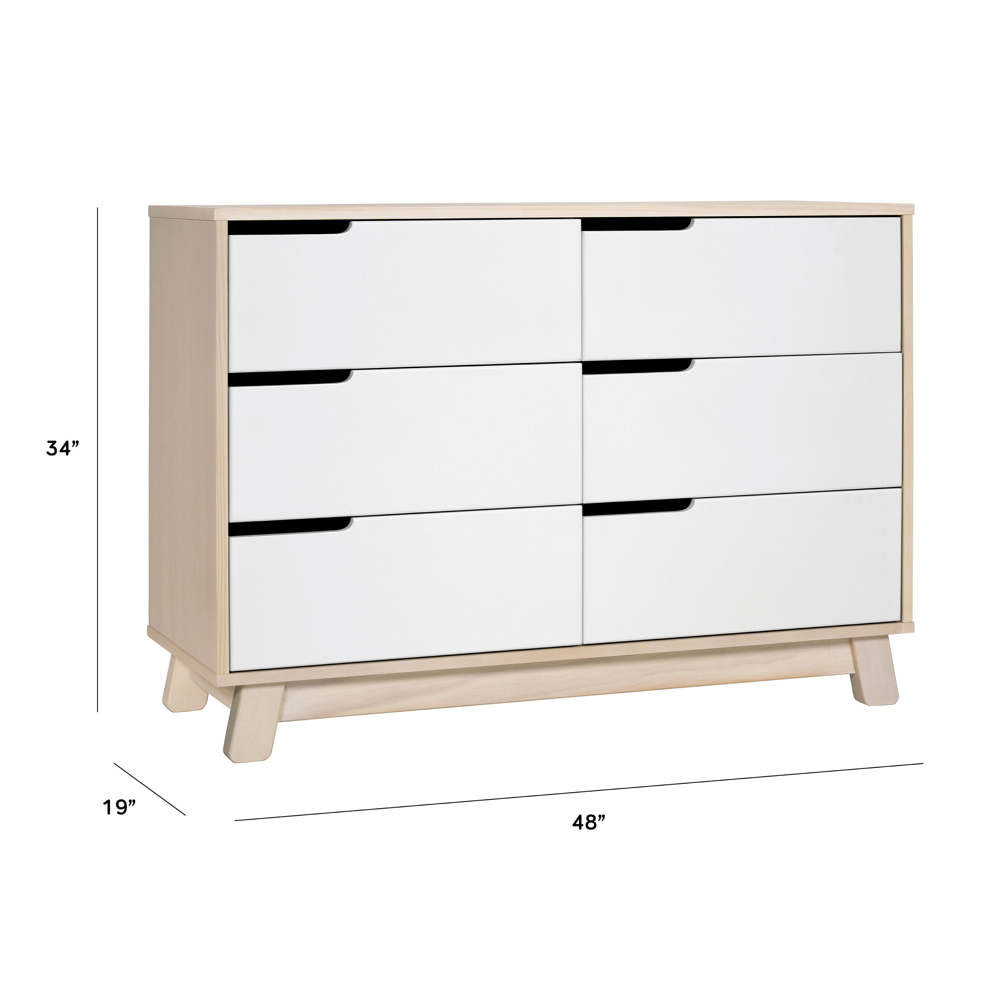 Babyletto Hudson 6-Drawer Assembled Double Dresser