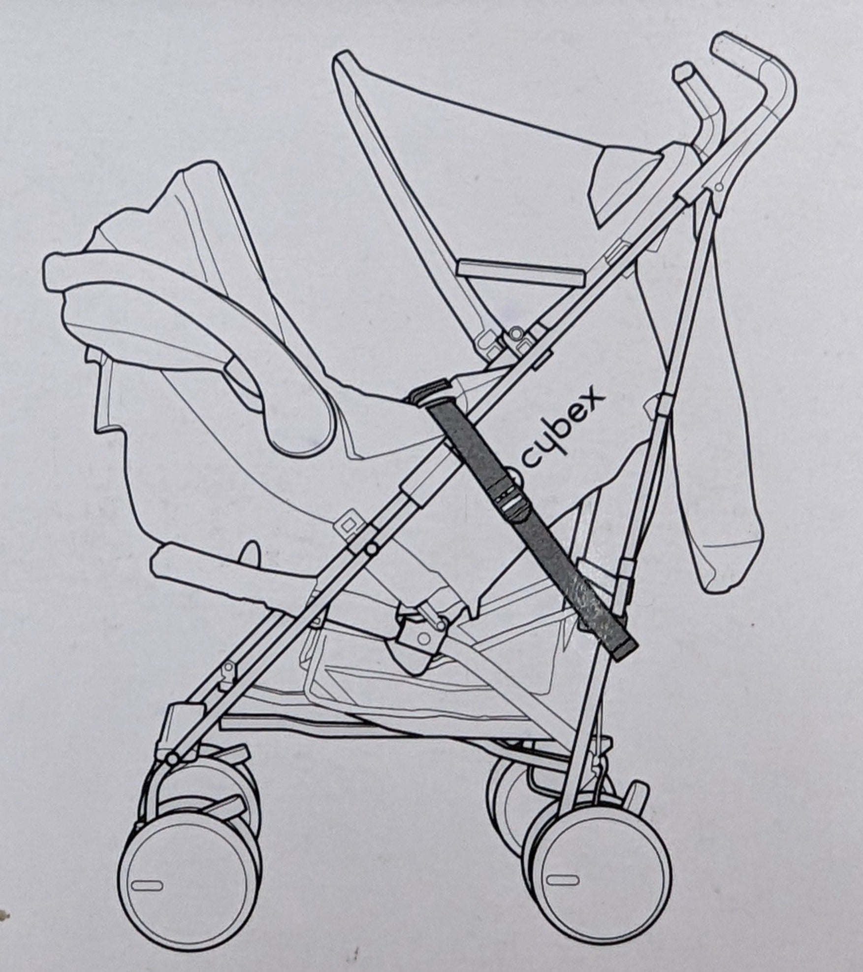 Double umbrella stroller with car seat adapter online