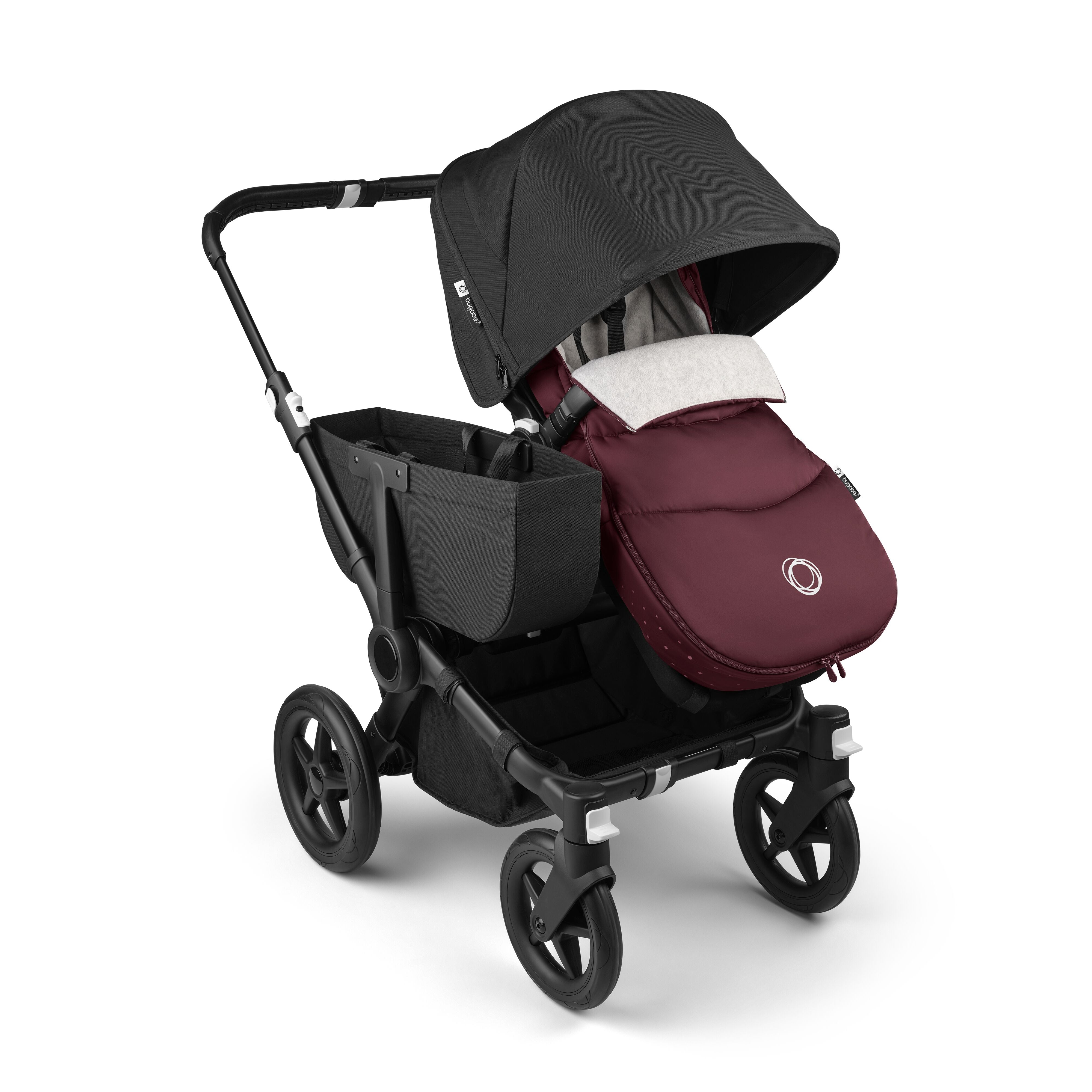 Blue melange bugaboo footmuff best sale