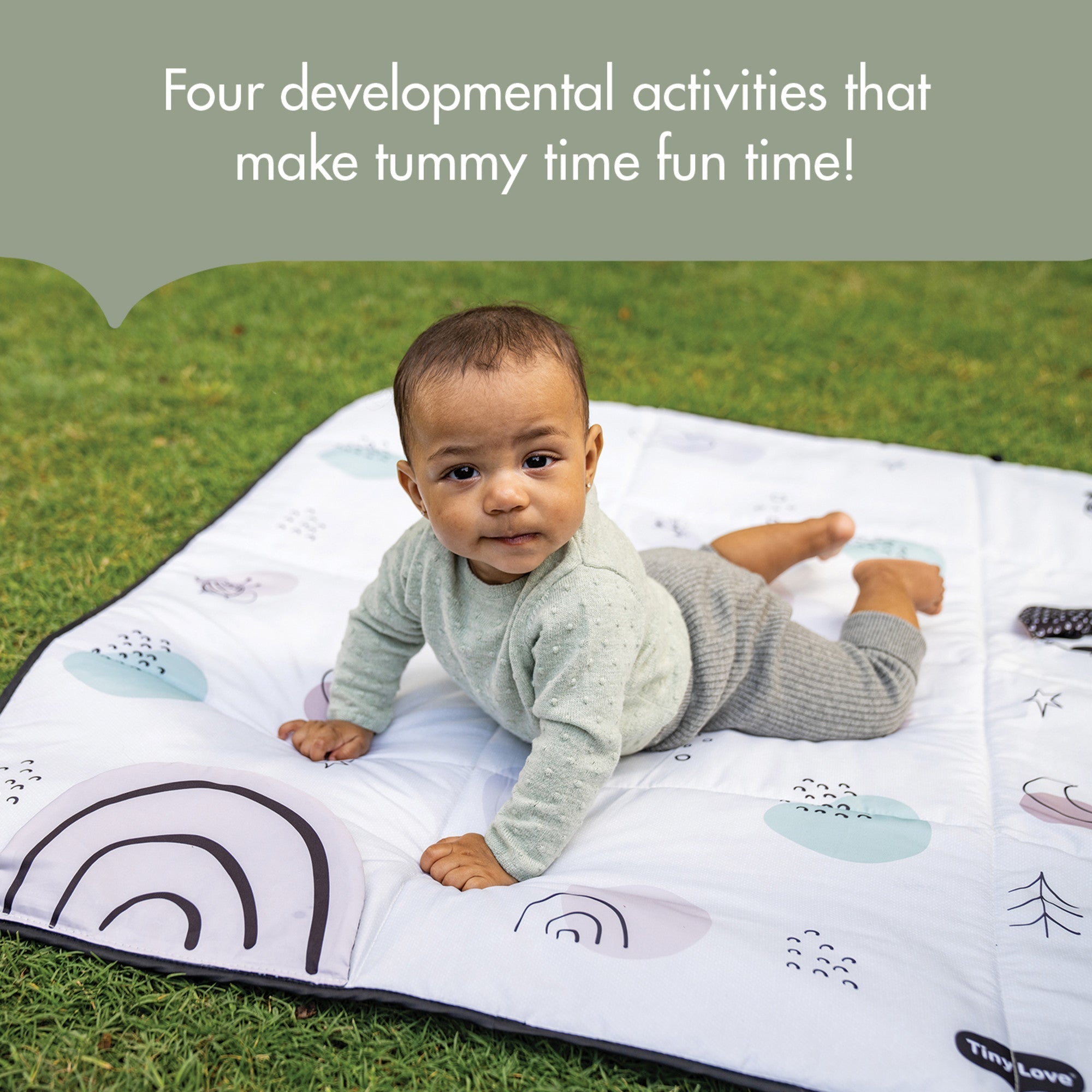 Tiny Love Black & White XL Outdoor Mat