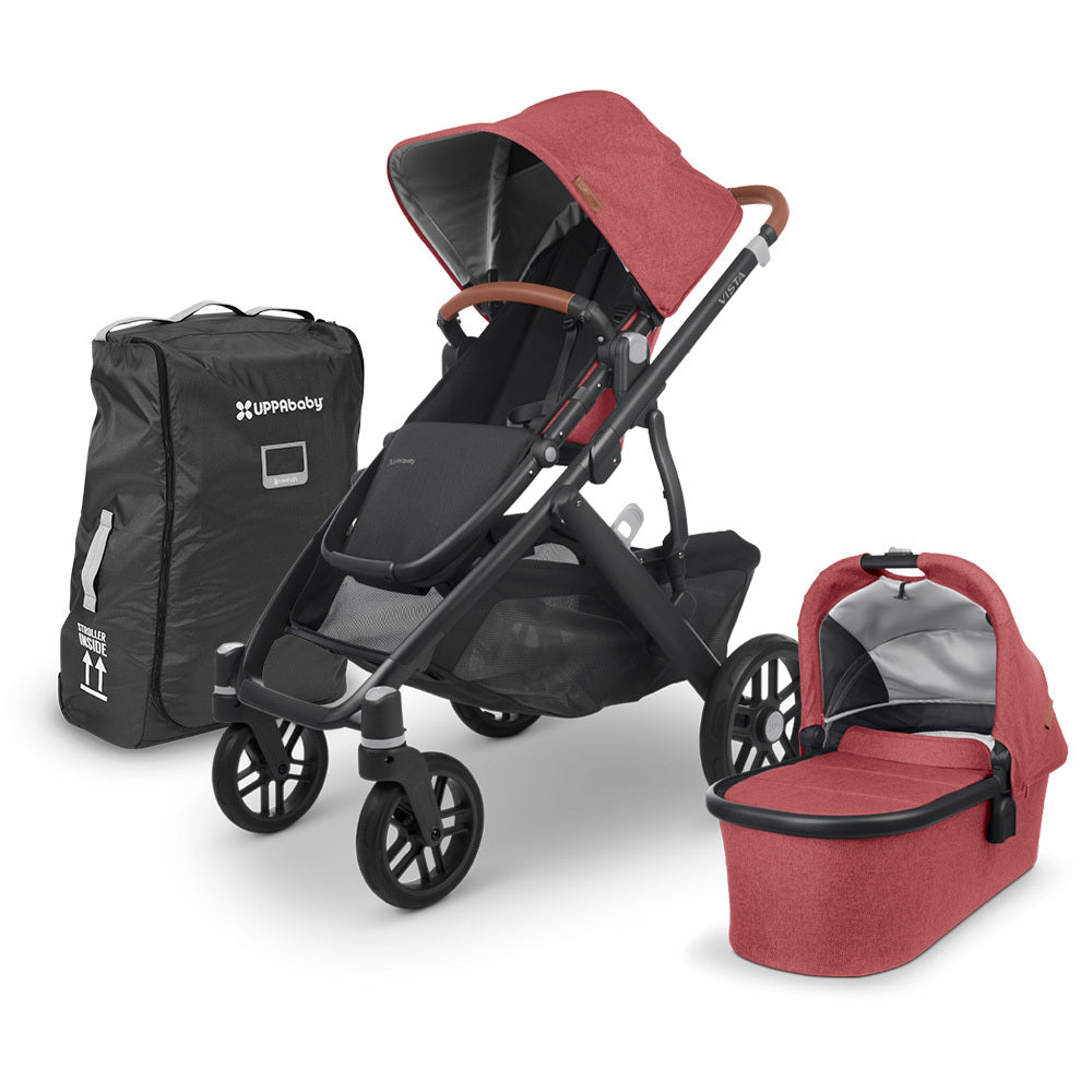 UPPAbaby Vista V2 Stroller and Travel Bag Bundle