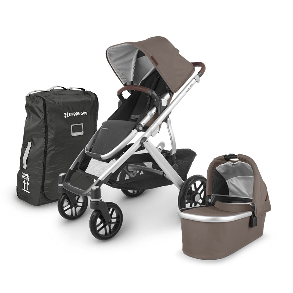 UPPAbaby Vista V2 Stroller and Travel Bag Bundle