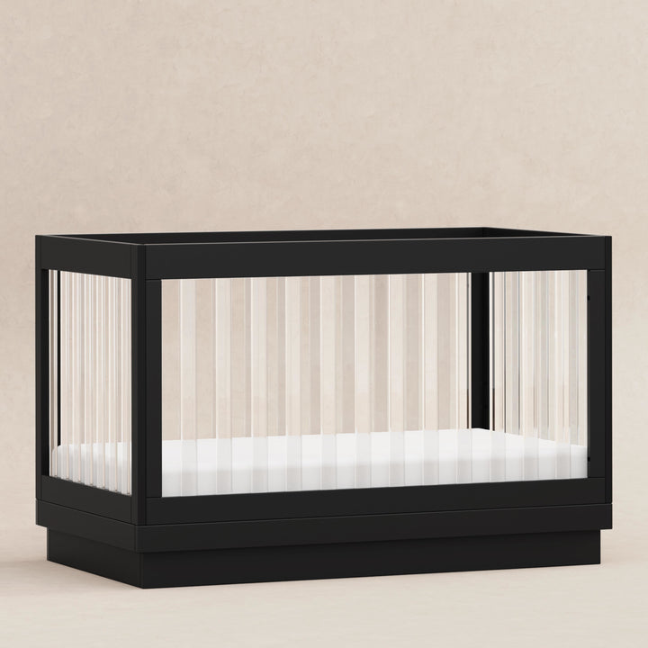 Babyletto Harlow Acrylic 3-in-1 Convertible Crib with Toddler Bed Conversion Kit