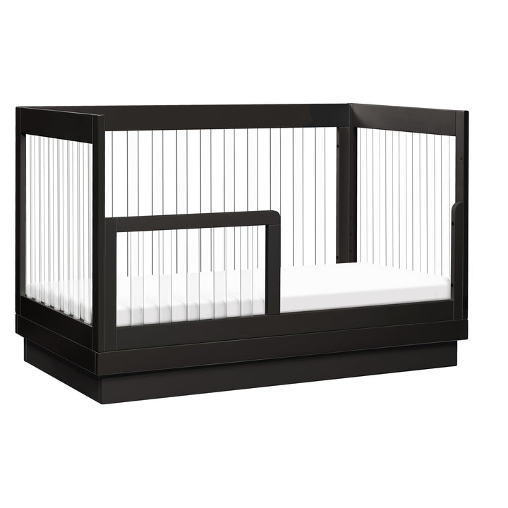 Babyletto Harlow Acrylic 3-in-1 Convertible Crib with Toddler Bed Conversion Kit