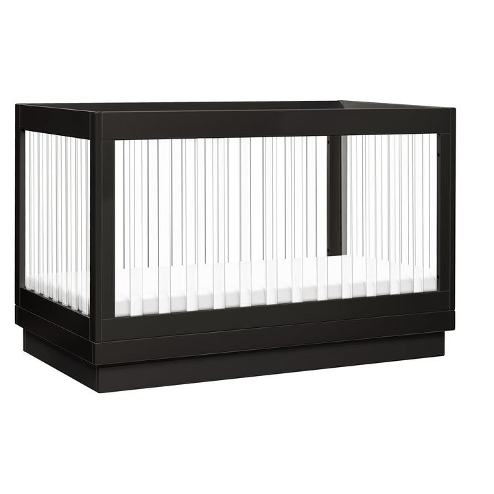 Babyletto Harlow Acrylic 3-in-1 Convertible Crib with Toddler Bed Conversion Kit