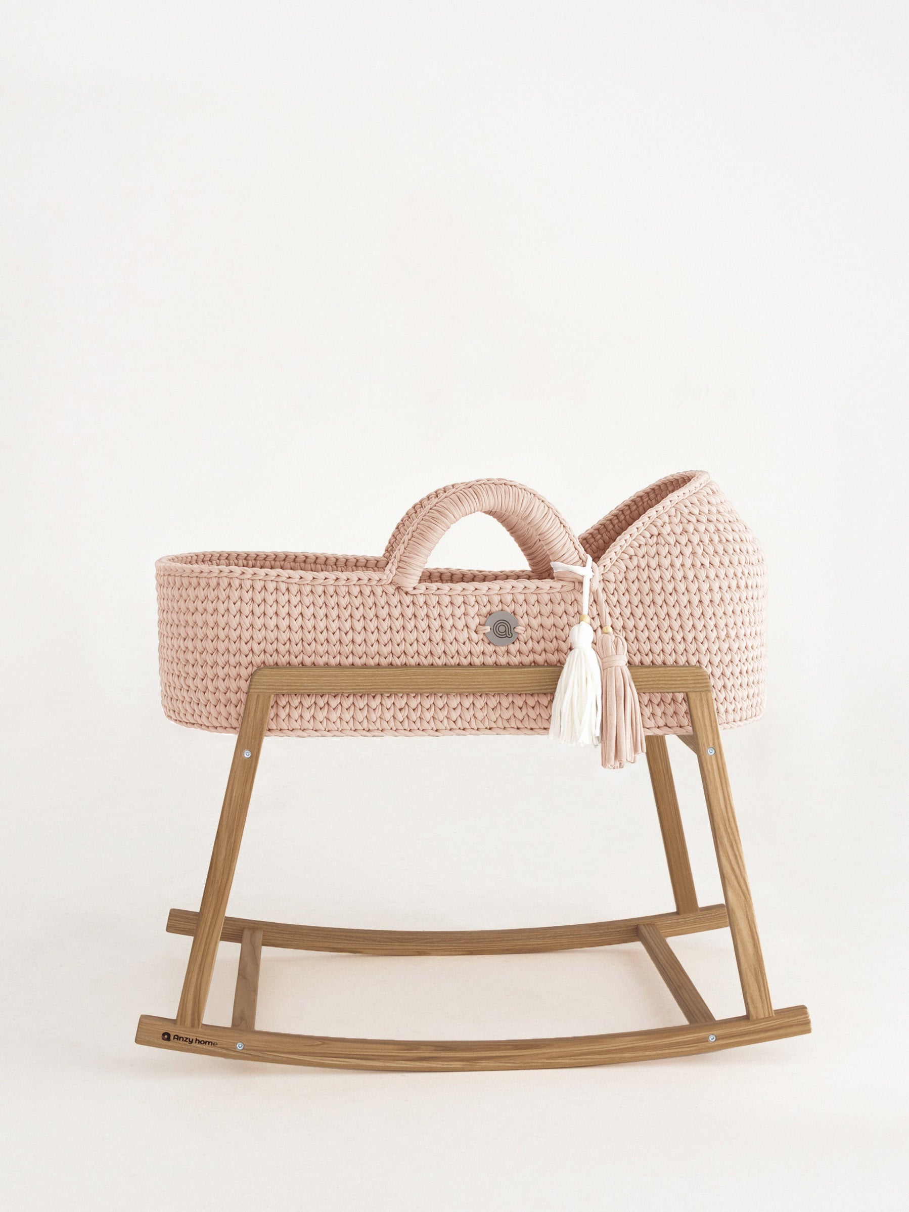 Anzy Home XL Moses Basket With Round Hood