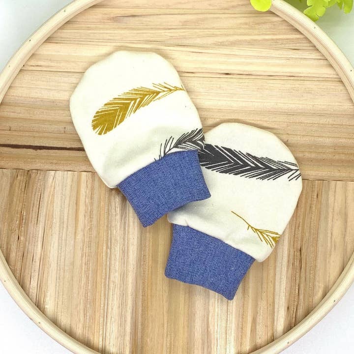 Jolly Bundles No Scratch Terrycloth Organic Cotton Baby Mittens