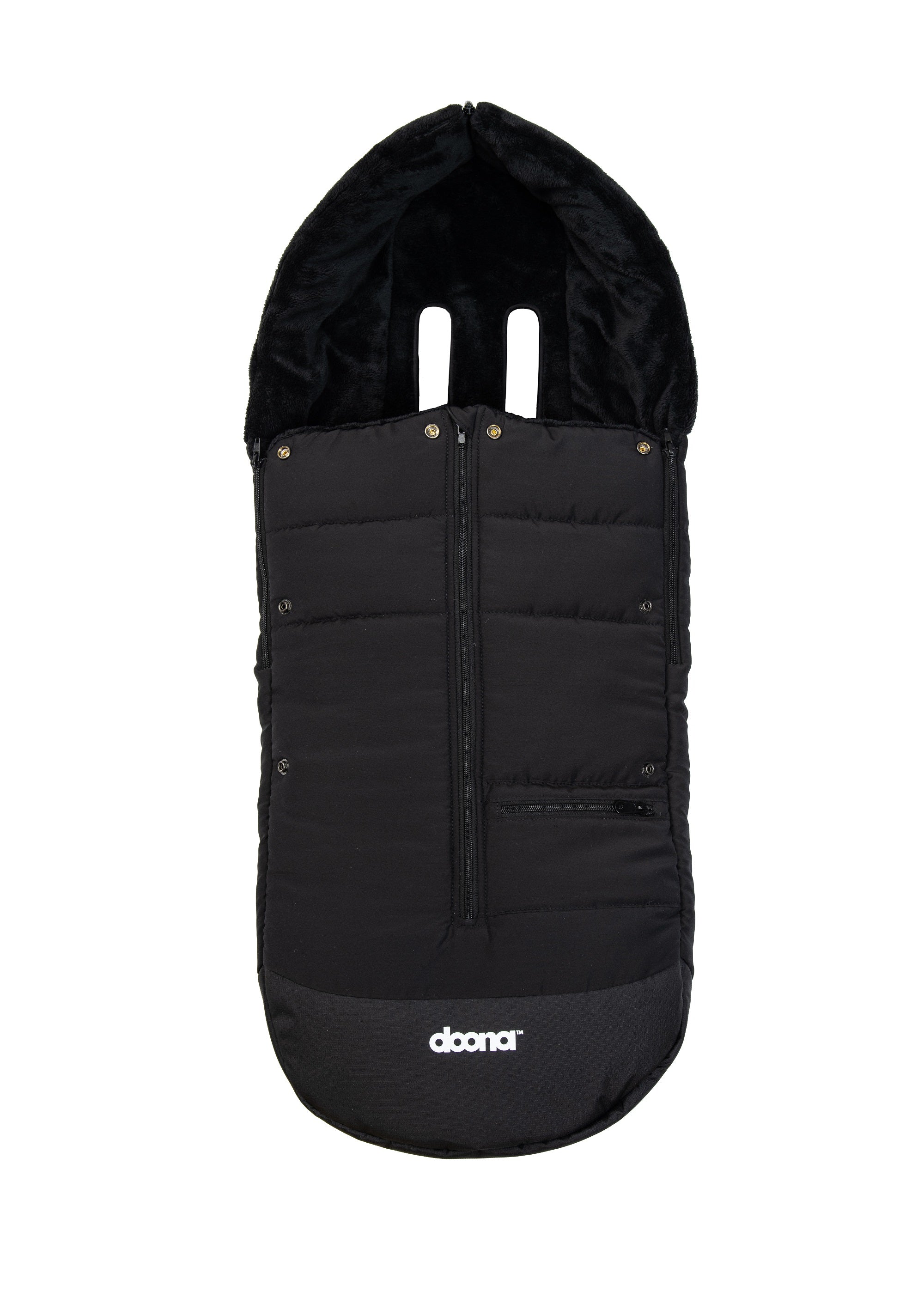 Buy the Doona Footmuff from Mega babies to keep your baby snug and warm.