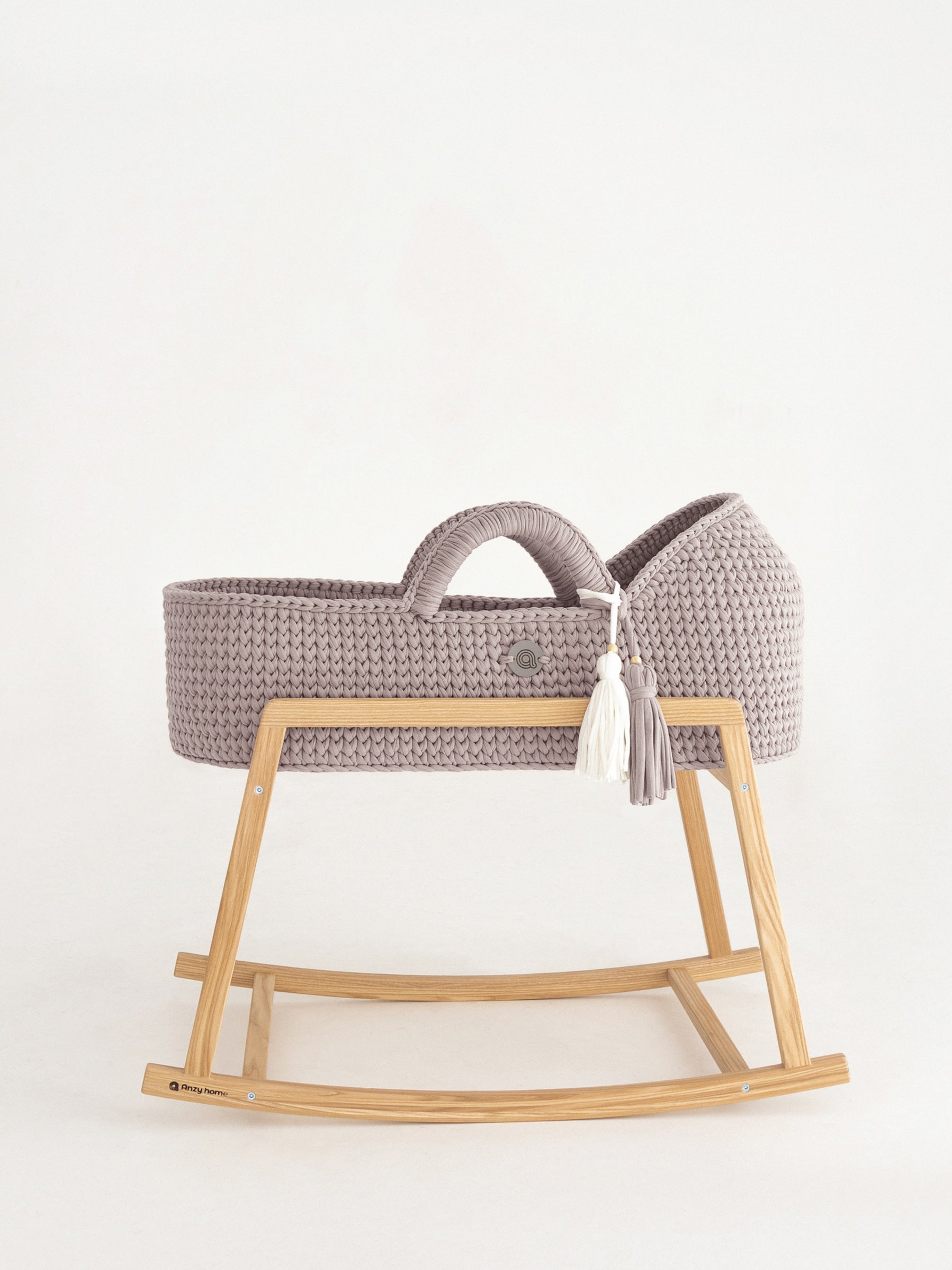 Anzy Home XL Moses Basket With Round Hood