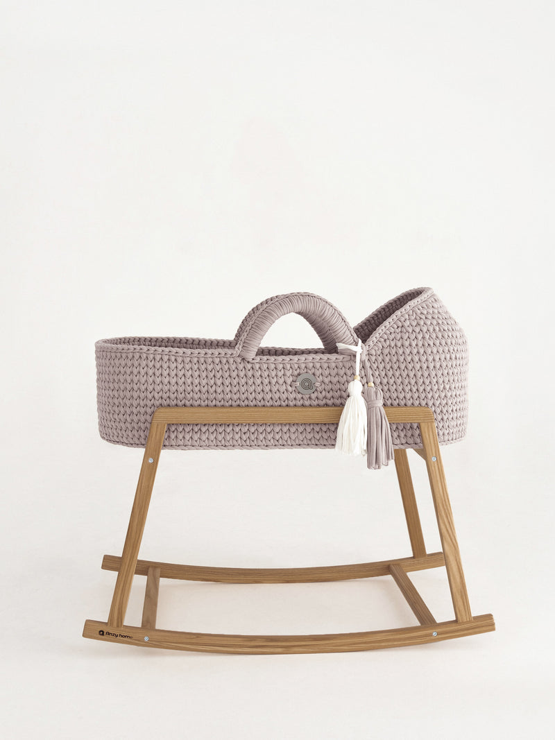 Anzy Home XL Moses Basket With Round Hood