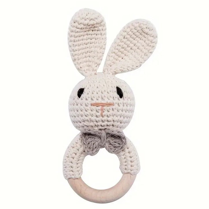 Swabies Crochet Rabbit Rattle Toy