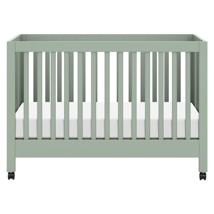 Babyletto Maki Full Size Portable Folding Crib With Toddler Bed Conversion Kit