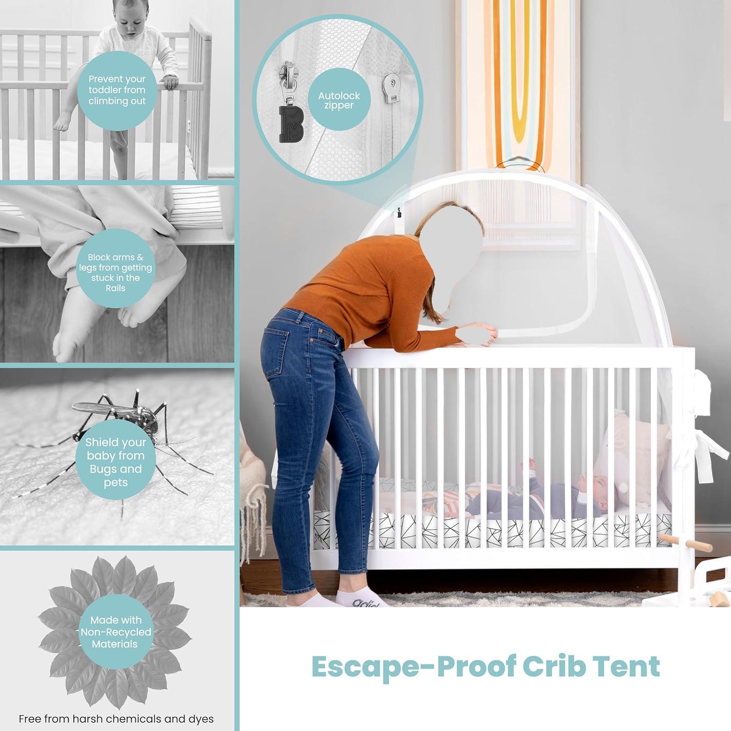 Pro Baby Safety Premium Mesh Crib Tent