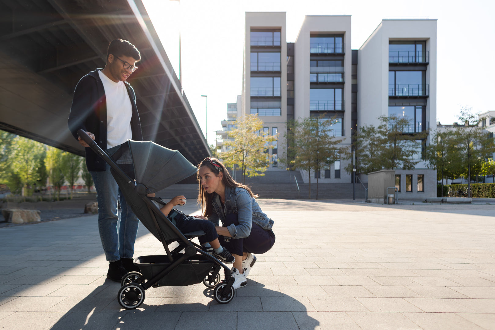 The Joolz Aer stroller sold by Mega babies is comfortable while compact.