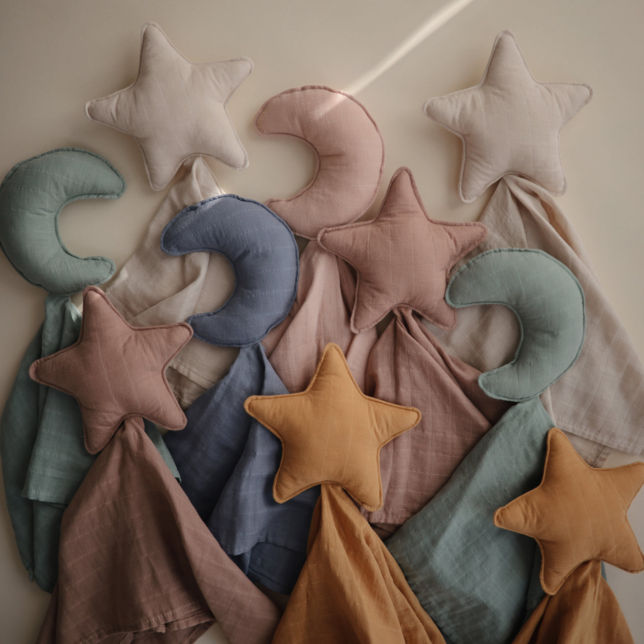 Mushie Star / Moon Lovey Blanket