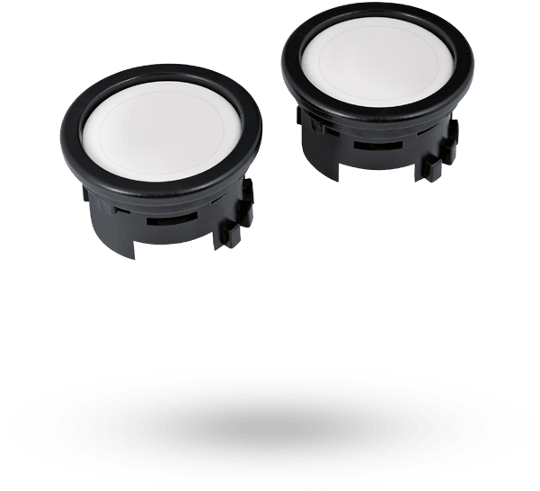 Bugaboo Round White Knob Repair Set for Seat Frame