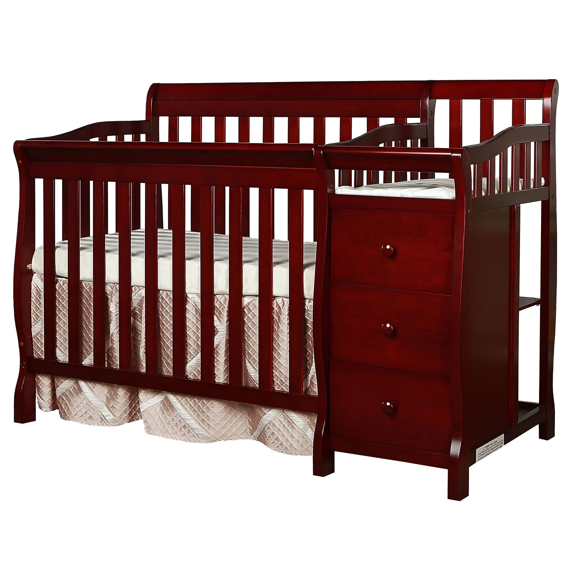 Dream On Me Jayden 4 in 1 Mini Convertible Crib and Changer