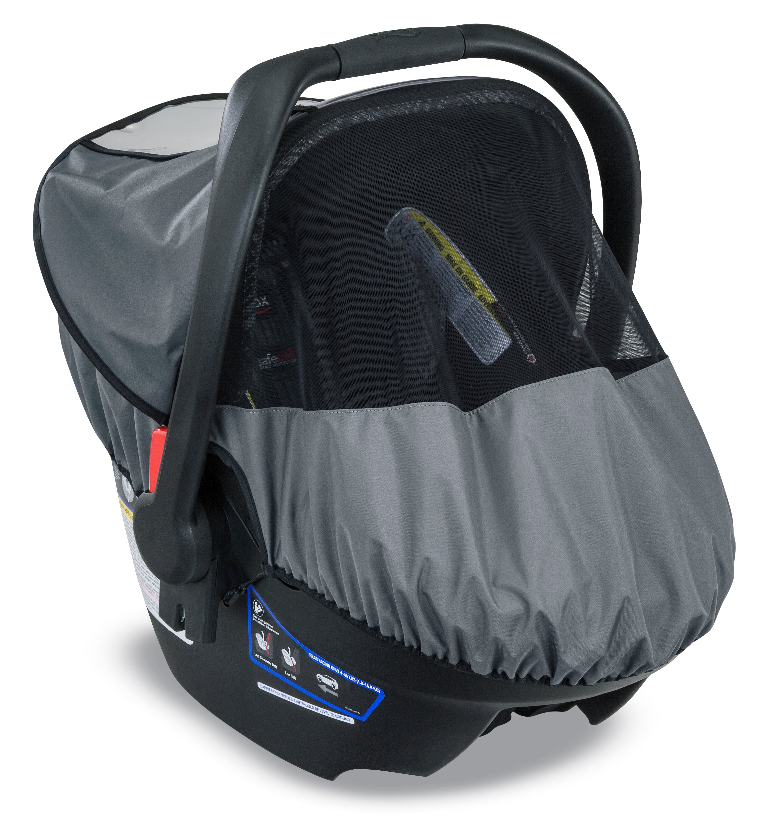 Britax B Covered All Weather Infant Car Seat Cover with UP 50