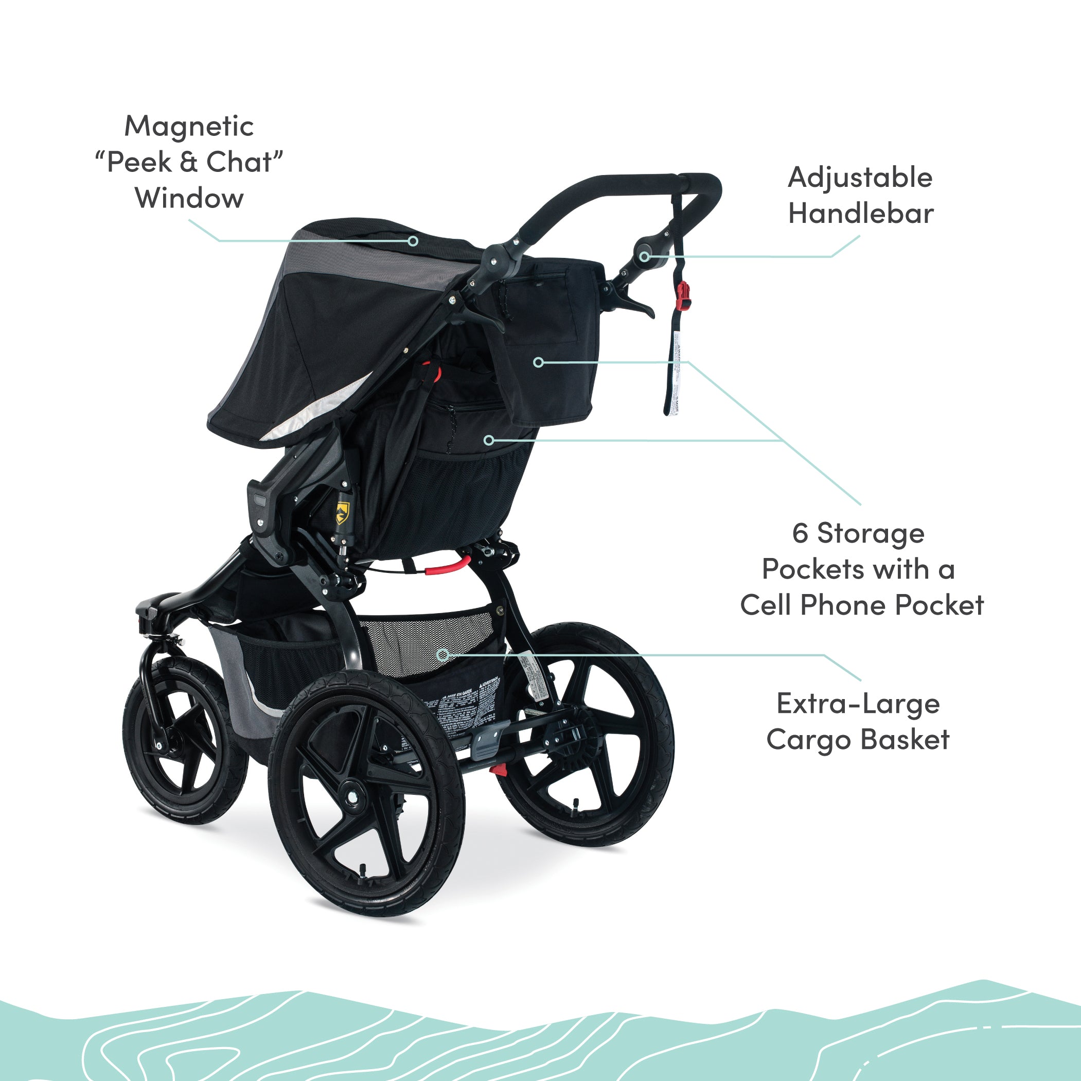 BOB Gear Revolution Flex 3.0 Travel System with B Safe Gen2 Infant Car