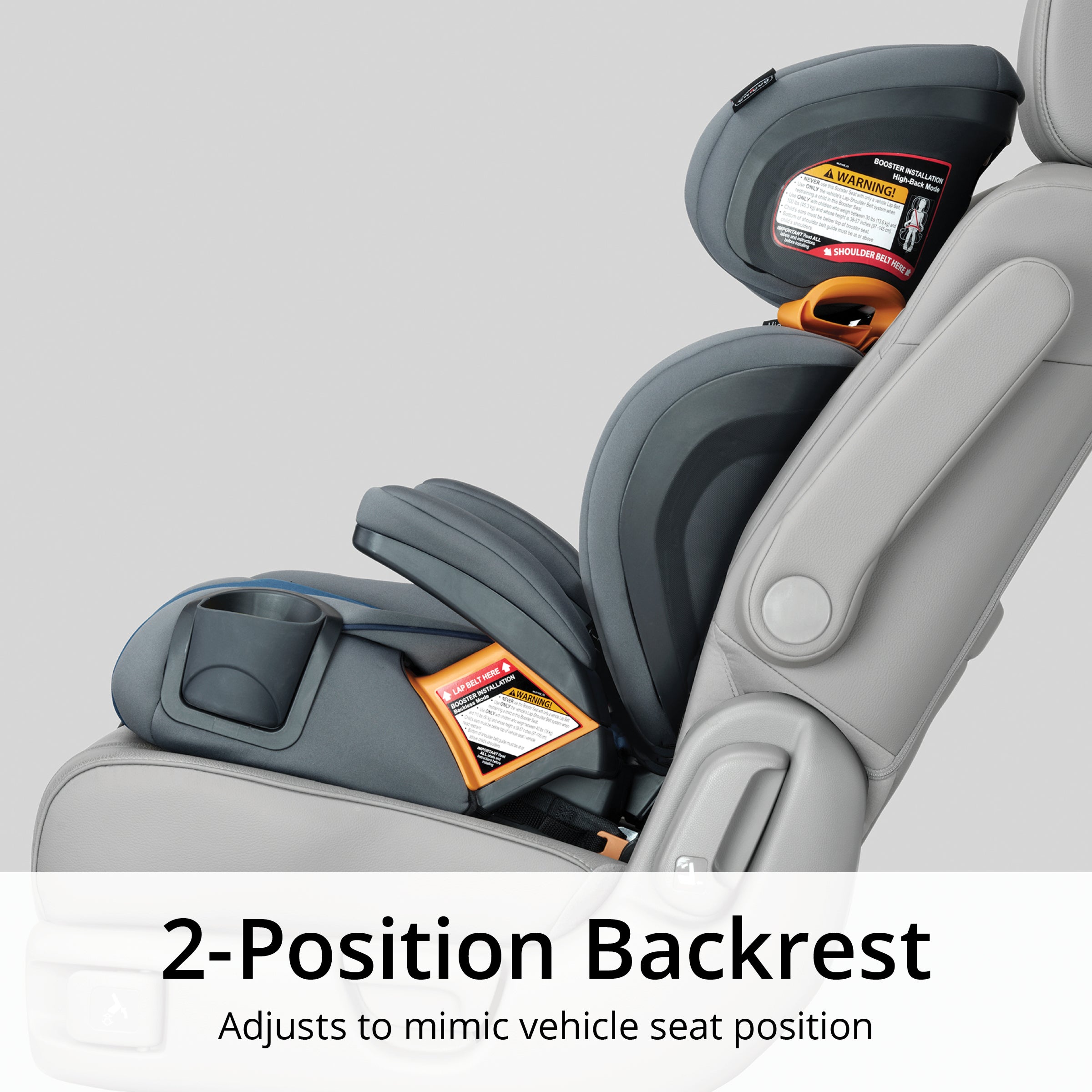 Chicco KidFit ClearTex Plus 2 in 1 Belt Positioning Booster Car Seat