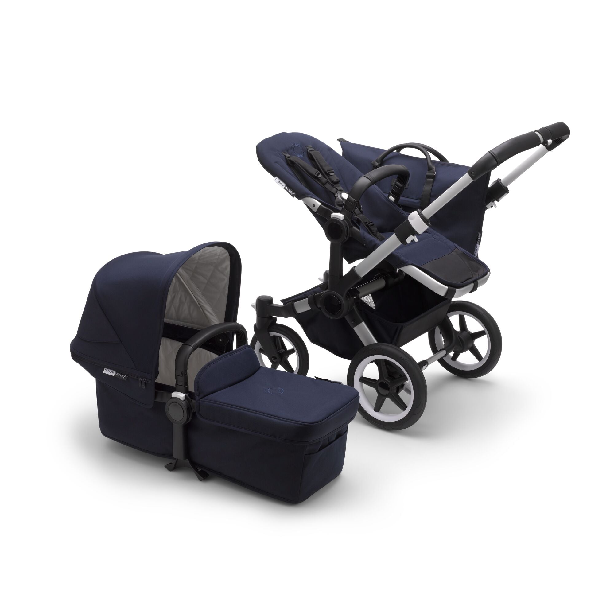 Bugaboo Donkey 3 Mono Stroller Complete Set Seat and Bassinet