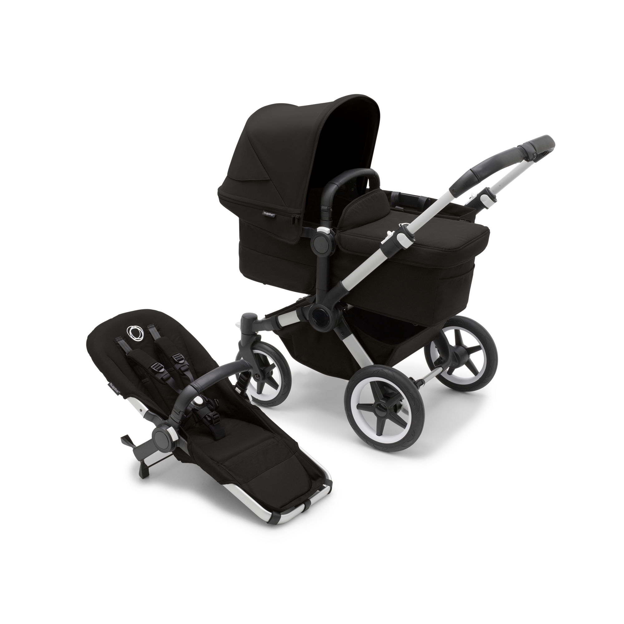 Bugaboo Donkey 5 Duo Double Stroller - Complete Set (2 Seats and 1 Bassinet)