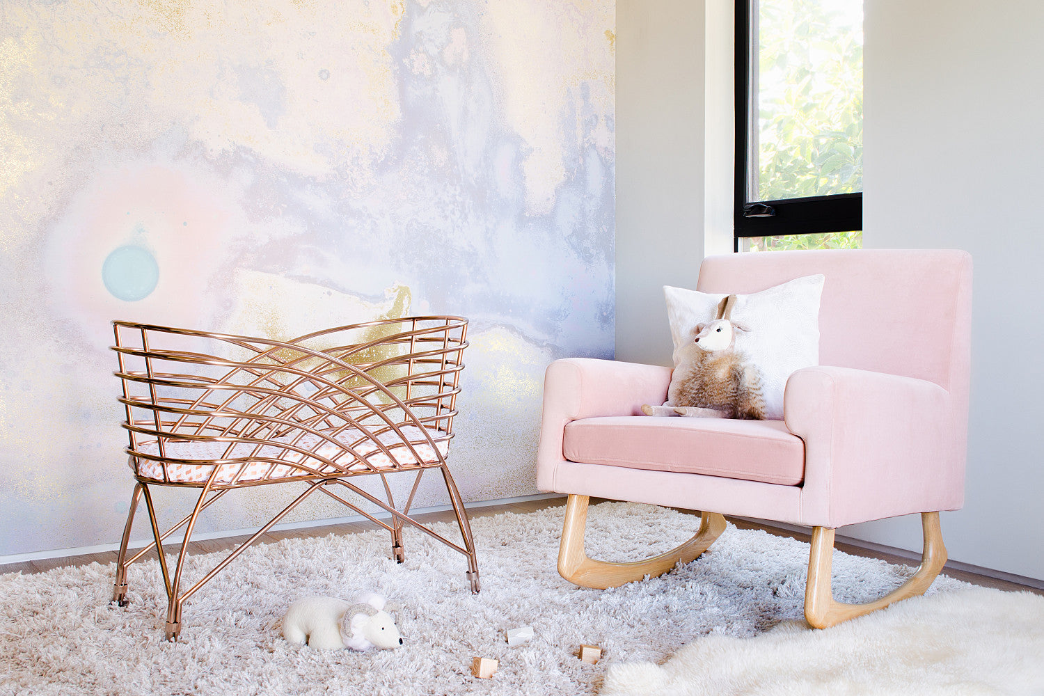 Rose gold baby furniture online