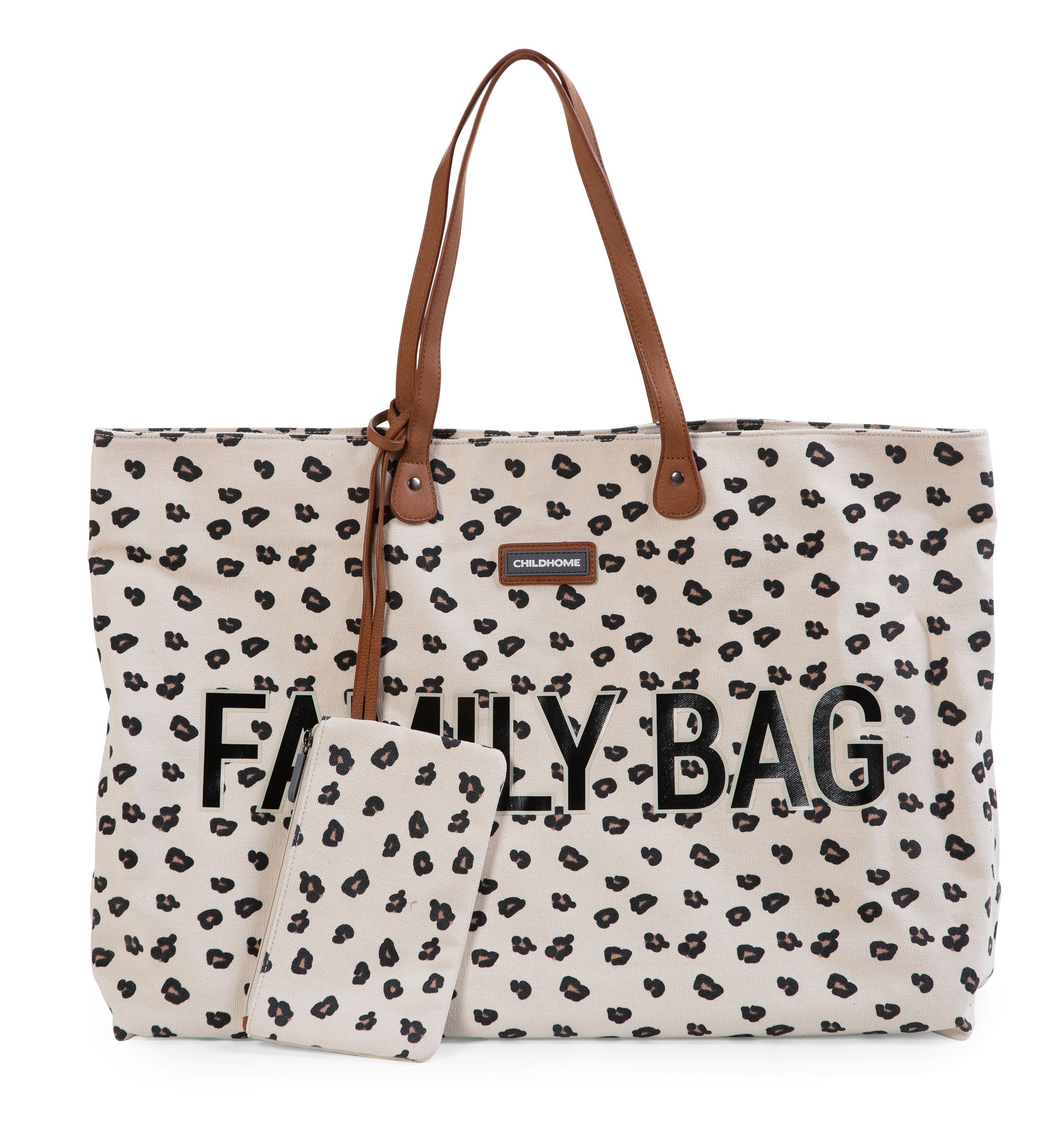 Childhome Family Bag Canvas Leopard